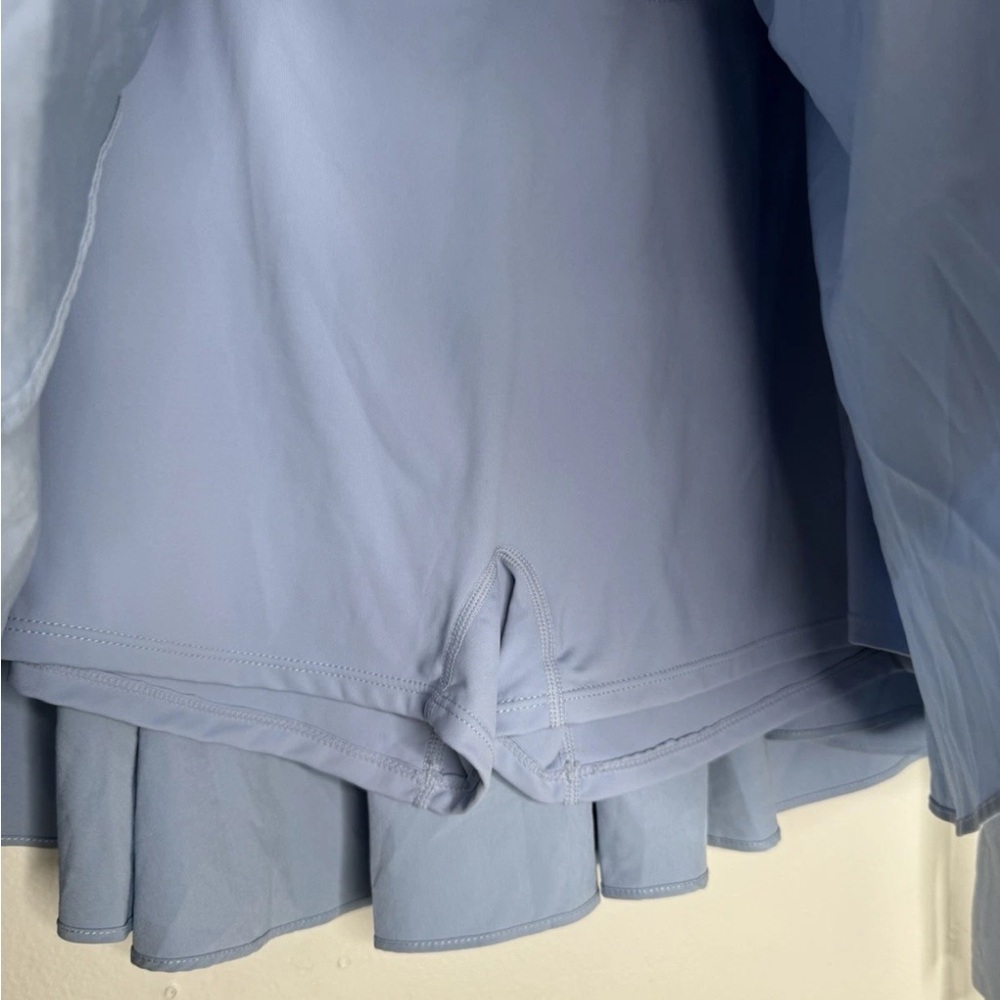 Halara High Waisted Tie Side Flowy Micro Mini Flare Quick Dry Skirt M tennis - Picture 8 of 13